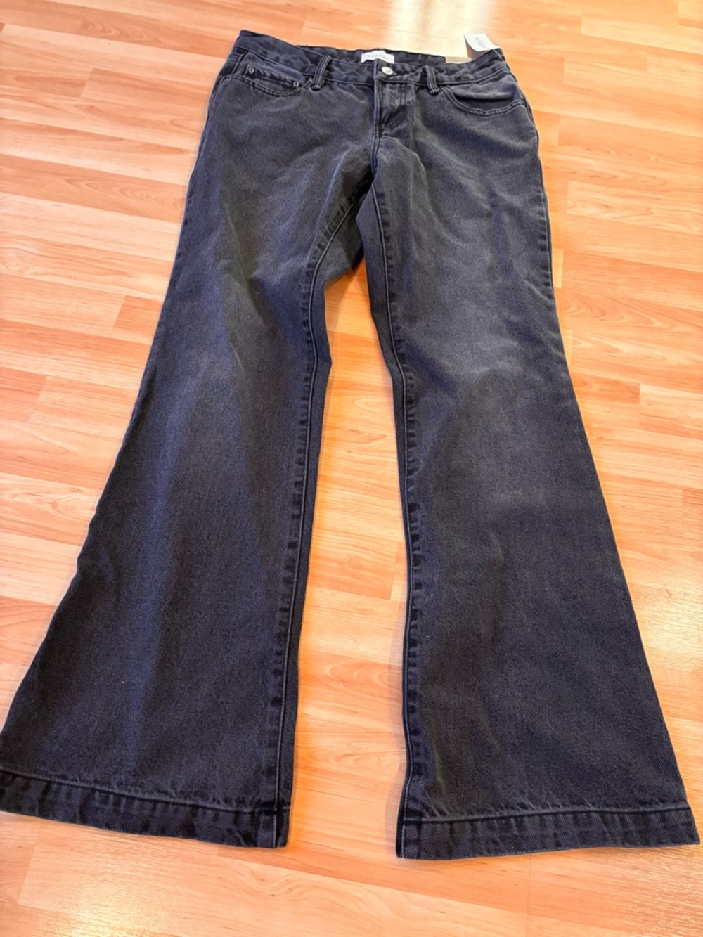 PacSun Black Low Rise Boot Cut Jeans